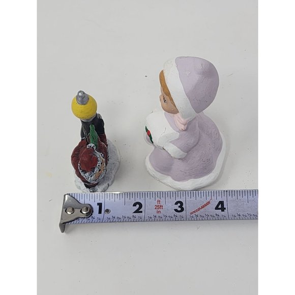 Lot Of 5/2 Christmas Ornaments 3 Christmas Figurines 3Santas 1Mrs Santa 1Girl‎ - Picture 16 of 16